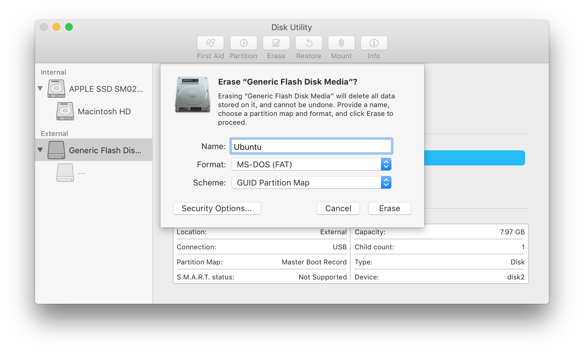 install iso on usb for mac